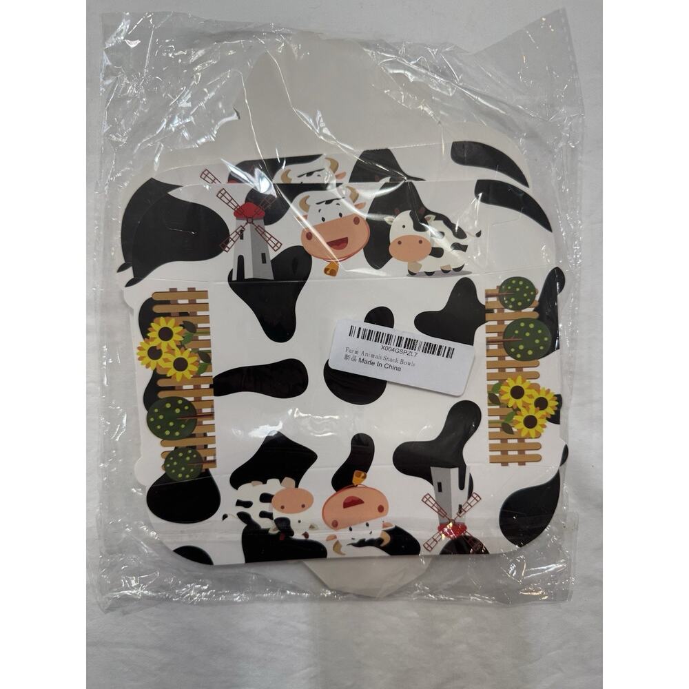 Farm Animal Snack Bowl Set
